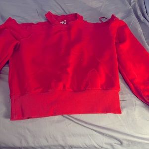Zara sweatshirt open shoulders